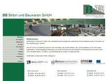 Tablet Screenshot of bbbeton.de